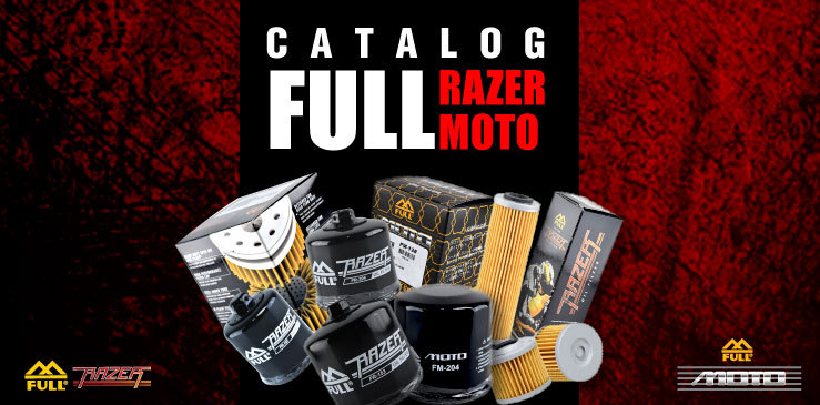 CATALOG กรองเครื่องมอเตอร์ไซค์ บิ๊กไบค์ และเวสป้า FULL RAZER FULL MOTO