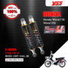 YSS โช๊คแก๊ส E-SERIES ใช้อัพเกรดสำหรับ HONDA Wave110i / Wave125i 【 RE302-330T-34AL-38 】โช๊คคู่หลัง สปริงดำ [ โช๊ค YSS แท้ ประกันโรงงาน 6 เดือน ]