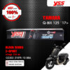 YSS โช๊คแก๊ส Z-SPORT BLACK SERIES ใช้อัพเกรดสำหรับ Yamaha Q-BIX 125 ปี 2017 ขึ้นไป 【 OZ302-310TR-10-88A 】สปริงดำ [ โช๊ค YSS แท้ 100% พร้อมประกันศูนย์ 1 ปี ]