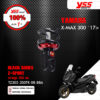 YSS โช๊คแก๊ส Z-SPORT BLACK SERIES ใช้อัพเกรดสำหรับ Yamaha XMAX300 【 TZ302-350TR-08-88A 】สปริงดำ [ โช๊ค YSS แท้ 100% พร้อมประกันศูนย์ 1 ปี ]