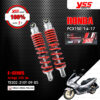 YSS โช๊คแก๊ส E-SERIES ใช้อัพเกรดสำหรับ HONDA PCX150 ปี 2014-2017 【 TE302-310T-09-85 】 โช๊คคู่ สปริงแดง [ โช๊ค YSS แท้ ประกันโรงงาน 1 ปี ]