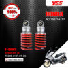 YSS โช๊คแก๊ส E-SERIES ใช้อัพเกรดสำหรับ HONDA PCX150 ปี 2014-2017 【 TE302-310T-09-85 】 โช๊คคู่ สปริงแดง [ โช๊ค YSS แท้ ประกันโรงงาน 1 ปี ]