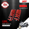 YSS โช๊คแก๊ส E-SERIES ใช้อัพเกรดสำหรับ HONDA PCX150 ปี 2014-2017 【 TE302-310T-09-85 】 โช๊คคู่ สปริงแดง [ โช๊ค YSS แท้ ประกันโรงงาน 1 ปี ]