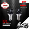 YSS โช๊คแก๊ส ECO LINE ใช้อัพเกรดสำหรับ HONDA PCX150 ปี 2018-2020 【 TE302-350T-07-88 】 โช๊คคู่ สปริงดำ [ โช๊ค YSS แท้ ประกันโรงงาน 1 ปี ]