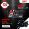 YSS โช๊คแก๊ส Z-SPORT BLACK SERIES ใช้อัพเกรดสำหรับ Honda PCX150 ปี '14-'17 รุ่นสูงขึ้น2.5cm【 TZ302-335TR-04-88A 】 โช๊คคู่ สปริงดำ [ โช๊ค YSS แท้ ประกันโรงงาน 1 ปี ]