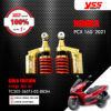 YSS โช๊คแก๊ส GOLD EDITION ใช้อัพเกรดสำหรับ Honda PCX160 2021 ขึ้นไป 【 TC302-365TJ-02-853M 】 โช๊คคู่ สปริงแดง/กระบอกทอง [ โช๊ค YSS แท้ ประกันโรงงาน 1 ปี ]