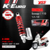 YSS โช๊คแก๊ส K-Euro / ECO LINE ใช้อัพเกรดสำหรับ Honda Scoopy-i '17-'19 【 OK302-320T-10-859 】 โช๊คเดี่ยว สปริงแดง [ โช๊ค YSS แท้ ประกันโรงงาน 1 ปี ]