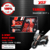 YSS โช๊คแก๊ส G-SPORT BLACK SERIES ใช้อัพเกรดสำหรับ YAMAHA XMAX300 ปี 2017 ขึ้นไป พร้อมสปริง Heavy Duty 【 TG302-305TR-12-888A 】 สปริงดำ [ โช๊ค YSS แท้ ประกันโรงงาน 6 เดือน ]