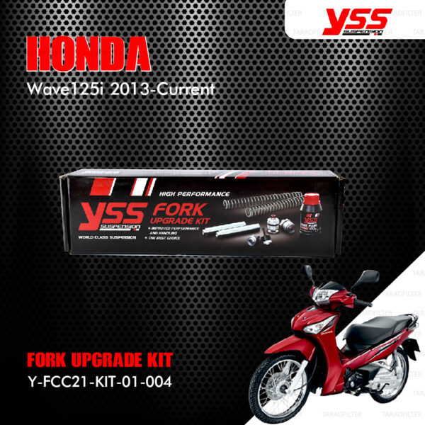 YSS ชุดโช๊คหน้า FORK UPGRADE KIT อัพเกรด Honda Wave125i 2013-2020 【 Y-FCC21-KIT-01-004 】