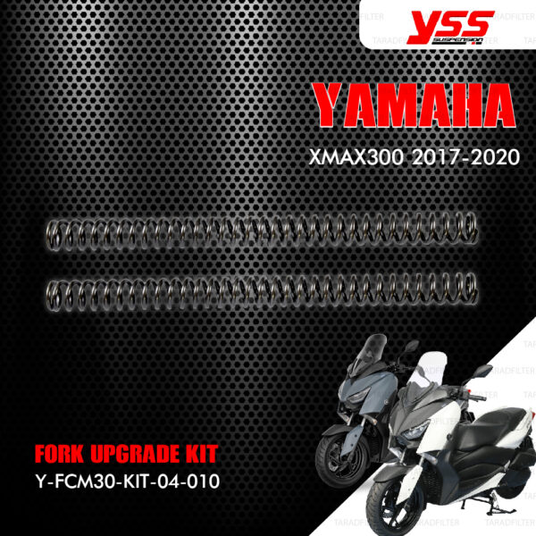 YSS ชุดโช๊คหน้า FORK UPGRADE KIT อัพเกรด Yamaha XMAX 300 ปี 2017 ขึ้นไป 【 Y-FCM30-KIT-04-010 】