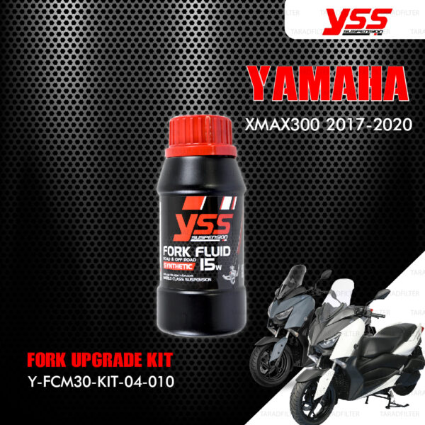 YSS ชุดโช๊คหน้า FORK UPGRADE KIT อัพเกรด Yamaha XMAX 300 ปี 2017 ขึ้นไป 【 Y-FCM30-KIT-04-010 】