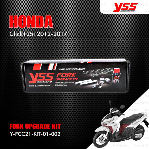 YSS ชุดโช๊คหน้า FORK UPGRADE KIT อัพเกรด Honda Click 125i ปี 2012-2017 【 Y-FCC21-KIT-01-002 】