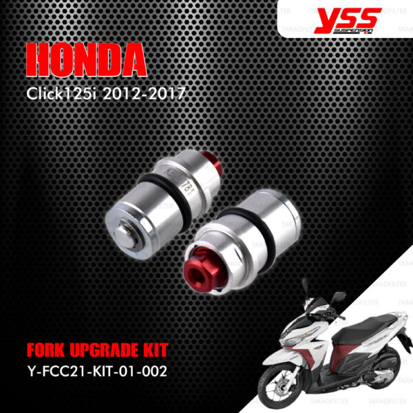 YSS ชุดโช๊คหน้า FORK UPGRADE KIT อัพเกรด Honda Click 125i ปี 2012-2017 【 Y-FCC21-KIT-01-002 】