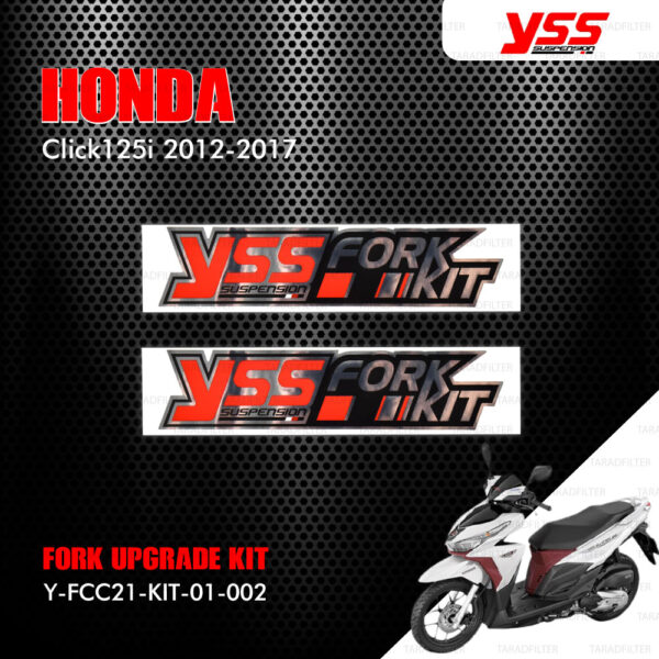 YSS ชุดโช๊คหน้า FORK UPGRADE KIT อัพเกรด Honda Click 125i ปี 2012-2017 【 Y-FCC21-KIT-01-002 】