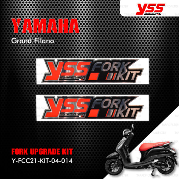 YSS ชุดโช๊คหน้า FORK UPGRADE KIT อัพเกรด Yamaha Grand Filano 【 Y-FCC21-KIT-04-014 】