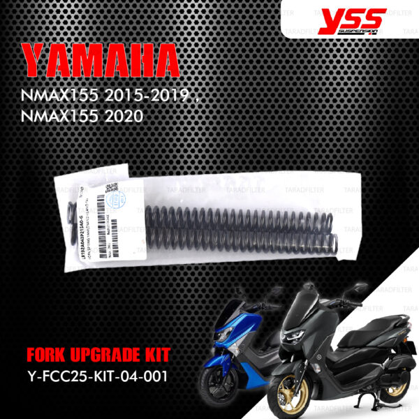 YSS ชุดโช๊คหน้า FORK UPGRADE KIT อัพเกรด Yamaha NMAX155 2015-2019 / NMAX155 2020 【 Y-FCC25-KIT-04-001 】