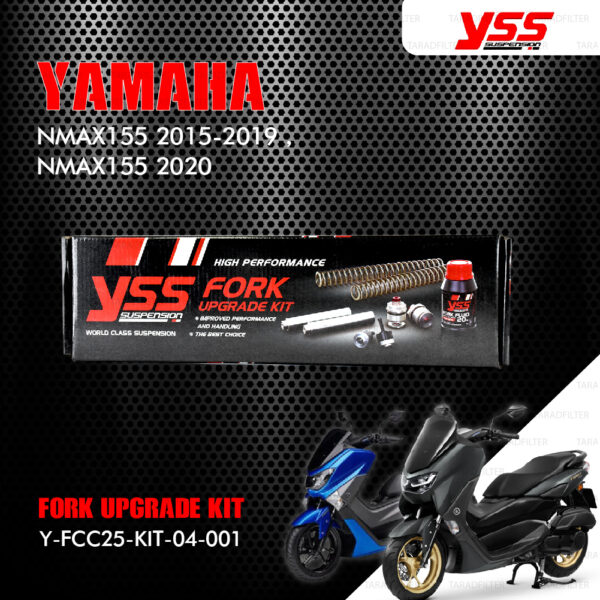 YSS ชุดโช๊คหน้า FORK UPGRADE KIT อัพเกรด Yamaha NMAX155 2015-2019 / NMAX155 2020 【 Y-FCC25-KIT-04-001 】