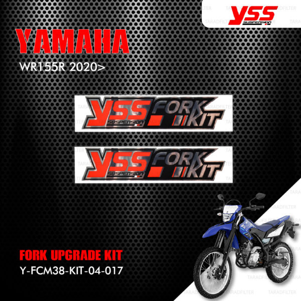 YSS ชุดโช๊คหน้า FORK UPGRADE KIT อัพเกรด Yamaha WR155 R ปี 2020 ขึ้นไป 【 Y-FCM38-KIT-04-017 】