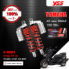 YSS โช๊คแก๊ส G-SERIES ใช้อัพเกรดสำหรับ Yamaha All new NMAX155 ปี 2020 ขึ้นไป 【 TC302-310T-25-859 】 โช๊คคู่หลัง สปริงแดง/กระบอกเงิน [ โช๊ค YSS แท้ ประกันโรงงาน 1 ปี ]