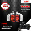 YSS โช๊คแก๊ส G-SERIES ใช้อัพเกรดสำหรับ Yamaha All new NMAX155 ปี 2020 ขึ้นไป 【 TC302-310T-25-859 】 โช๊คคู่หลัง สปริงแดง/กระบอกเงิน [ โช๊ค YSS แท้ ประกันโรงงาน 1 ปี ]