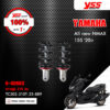 YSS โช๊คแก๊ส G-SERIES ใช้อัพเกรดสำหรับ Yamaha All new NMAX155 ปี 2020 ขึ้นไป 【 TC302-310T-25-889 】 โช๊คคู่หลัง สปริงดำ/กระบอกเงิน [ โช๊ค YSS แท้ ประกันโรงงาน 1 ปี ]