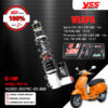 YSS โช๊คแก๊สหน้าและหลัง G-Top ใช้สำหรับ VESPA Sprint / Primavera【 VU302-205TRC-03-888 】,【 OU302-380TRC-03-888 】สปริงดำกระบอกดำ [ โช๊ค YSS แท้ 100% พร้อมประกันศูนย์ 2 ปี ]