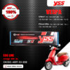 YSS โช๊คแก๊สหลัง ECO LINE สปริงแดง ใช้สำหรับ Vespa [ SPRINT 125,150 i-GET ABS ปี 2016 ขึ้นไป / 150 3VIE ABS ปี 2014-2015 ] , [ PRIMAVERA 125,150 i-GET ABS ปี 2016 ขึ้นไป / 125,150 3VIE ABS ปี 2013-2017 ]【OK302-400T-03-858】[ โช๊ค YSS แท้ 100% พร้อมประกันศูนย์ 1 ปี ]