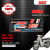 YSS โช๊ค DTG-PLUS (Heavy Duty) อัพเกรด HONDA SUPER CUB 110 ปี 2021 ขึ้นไป【 RB220-325T-13-88P 】 โช๊คคู่หลัง สปริงดำ [ โช๊ค YSS แท้ ประกันโรงงาน 6 เดือน ]