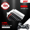 YSS โช๊คแก๊ส G-SERIES อัพเกรด HONDA ADV350 ปี 2022 ขึ้นไป【 TC302-445T-01-889 】 โช๊คคู่หลัง สปริงดำ/กระบอกเทา [ โช๊ค YSS แท้ ประกันโรงงาน 1 ปี ]