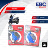 EBC ชุดผ้าเบรกหน้า-หลัง รุ่น Carbon Scooter ใช้สำหรับรถมอเตอร์ไซค์ Yamaha รุ่น N-MAX 155 '19-'22 [ SFAC694-SFAC464 ]