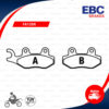 EBC ผ้าเบรกหน้ารุ่น Off road Sintered ใช้สำหรับรถ Kawasaki KLX 250 ปี 09-17 [F] [ FA135R ]