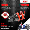 YSS โช๊คแก๊ส G-SIX อัพเกรด Honda Click110 ปี 2006-2010 , Scoopy-i 110 ปี 2010-2013 / Yamaha Mio115 ปี 2003-2010 , Fino115 ปี 2007-2015【 OC302-300T-01AL-358E 】 โช๊คเดี่ยวหลัง สปริงแดง/กระบอกดำ/แกนทอง [ โช๊ค YSS แท้ ประกันโรงงาน 1 ปี ]