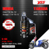 YSS โช๊คแก๊ส G-SIX อัพเกรด Honda Click110 ปี 2006-2010 , Scoopy-i 110 ปี 2010-2013 / Yamaha Mio115 ปี 2003-2010 , Fino115 ปี 2007-2015【 OC302-300T-01AL-388E 】 โช๊คเดี่ยวหลัง สปริงดำ/กระบอกดำ