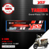 YSS โช๊คแก๊ส K-EURO อัพเกรด Yamaha Grand Filano ปี 2023【 OK302-315T-16-889 】 โช๊คเดี่ยวหลัง สปริงดำ [ โช๊ค YSS แท้ ประกันโรงงาน 1 ปี ]