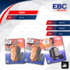 EBC ชุดผ้าเบรก รุ่น Semi-Sinter V-Pad / Organic ใช้สำหรับรถมอเตอร์ไซค์ BMW F800 GS [ FA209/2V-FA209/2V-FA213 ]