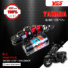 YSS โช๊คแก๊สรุ่น K-1 อัพเกรด Yamaha Q-bix 125 ปี 2017 ขึ้นไป โช๊คเดี่ยวหลัง 【 OK302-310T-10AL588GF 】 สปริงดำ/กระบอกดำ [ โช๊ค YSS แท้ ประกันโรงงาน 1 ปี ]