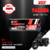 YSS โช๊คแก๊สรุ่น K-1 อัพเกรด Yamaha Q-bix 125 ปี 2017 ขึ้นไป โช๊คเดี่ยวหลัง 【 OK302-310T-10AL588GF 】 สปริงดำ/กระบอกดำ [ โช๊ค YSS แท้ ประกันโรงงาน 1 ปี ]