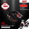 YSS โช๊คแก๊ส G-SIX อัพเกรด Honda Wave110i ‘13-’20 / Wave125i ‘13-’22【 RC302-320T-61AL-588E 】 โช๊คคู่หลัง สปริงดำ/กระบอกดำ (ความสูง 320mm) [ โช๊ค YSS แท้ ประกันโรงงาน 1 ปี ]