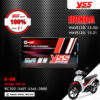 YSS โช๊คแก๊ส G-SIX อัพเกรด HONDA WAVE110i '13-'20 / WAVE125i '13-'21【 RC302-340T-55AL-388E 】 โช๊คคู่ สปริงดำ/กระบอกดำ [ โช๊ค YSS แท้ ประกันโรงงาน 1 ปี ]