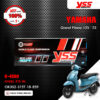 YSS โช๊คแก๊ส K-EURO อัพเกรด Yamaha Grand Filano ปี 2023【 OK302-315T-18-859 】 โช๊คเดี่ยวหลัง สปริงสีแดง/กระบอกสีเงิน [ โช๊ค YSS แท้ ประกันโรงงาน 1 ปี ]