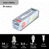 NGK หัวเทียน LASER IRIDIUM ขั้ว IRIDIUM【 IFR7F-4D 】