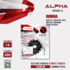 ALPHA SPROCKET สเตอร์หน้า 14 ฟัน (420) ใช้สำหรับ Honda Wave110i / Wave125i / MSX / New MSX/ New Grom / Dream Supercub [ APF0304.14 ]