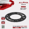 ALPHA SPROCKET สเตอร์หลัง 45 ฟัน (520) สีดำ ใช้สำหรับมอเตอร์ไซค์ Honda CRF250 L / CRF250 M / CRM250 / CRF250 R [ APR1237.45 ]