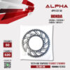 ALPHA SPROCKET สเตอร์หลัง 50 ฟัน (520) สีดำ ใช้สำหรับมอเตอร์ไซค์ Honda CRF250 L / CRF250 M / CRM250 / CRF250 R [ APR1237.50 ]