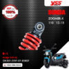 YSS โช๊คแก๊สรุ่น K1 อัพเกรด Honda Zoomer-X 110 ปี 2012-2015 【 OK302-320T-07-858GF 】 โช๊คเดี่ยวหลัง สปริงแดง/กระบอกดำ [ โช๊ค YSS แท้ ประกันโรงงาน 1 ปี ]