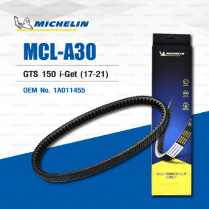 MICHELIN สายพานสำหรับสกู๊ตเตอร์ VESPA GTS 150 i-Get (17-21) [ MCL-A30 ] ใช้แทน 1A011455