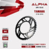 ALPHA SPROCKET สเตอร์หลัง 44 ฟัน ใช้สำหรับ Yamaha YZF-R3 / MT-03 [ APR1119.44 ]