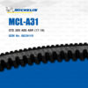 MICHELIN สายพานสำหรับ VESPA GTS 300 ABS ASR (17-19) [ MCL-A31 ] ใช้แทน 882941R