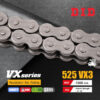 D.I.D โซ่ ดี.ไอ.ดี PRO STREET รุ่น VX-SERIES 525 VX3 สีเหล็ก มีโอริง X-RING [ DID 525-130 VX3 ]