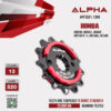 ALPHA SPROCKET สเตอร์หน้า 13 ฟัน (520) มียาง ใช้สำหรับ Honda CBR250, CBR300 , CB300F , CRF250 M / L, CRF300L, CB300R [ APF3501.13RB ]